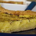 Tarte au citron, safran et huile d'olive