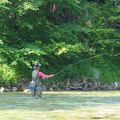 The fly fishing