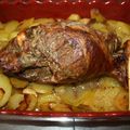 GIGOT D'AGNEAU ROTI POMMES DE TERRE SANS THERMOMIX 