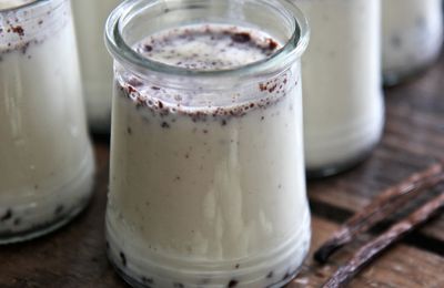 PANNACOTTA STRACCIATELLA Mascarpone & Chocolat blanc