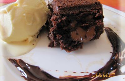 Brownie aux deux chocolats