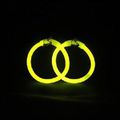 BOUCLE D OREILLE RONDE FLUO