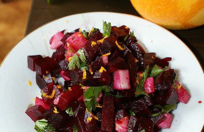 Petite salade de betteraves ensoleillée