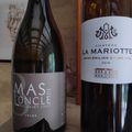 Pic Saint Loup : Mas de l'Oncle : cuvée Jules 2017, et Saint Emilion : Château La Mariotte 2016