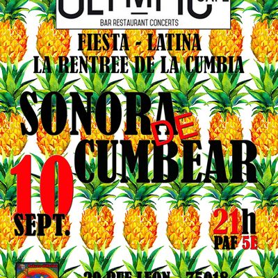 FIESTA LATINA La rentrée de la cumbia avec SONORA DE CUMBEAR