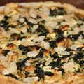 TARTE AUX EPINARDS, FETA ET POULET