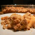 Crumble aux pommes du verger