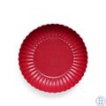 A Rare Ruby-Red Glazed Chrysanthemum Dish, Mark And Period Of Qianlong (1736-1795)