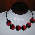 Collier Red and black