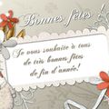 Bonnes fêtes!