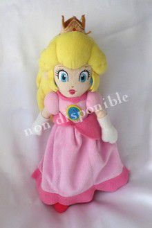 Peluche Princess Peach Super Mario Sanei 27 cm