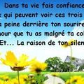 Dans ta vie fais confiance...