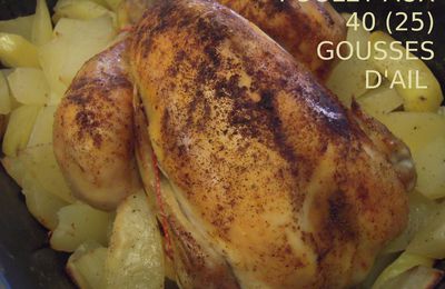 POULET AUX 40 GOUSSES D'AIL (RECETTE WW / LÉGÈRE)