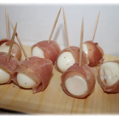 Bouchées d'oeufs de caille