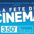 Dès dimanche, c'est la fête du cinéma!!