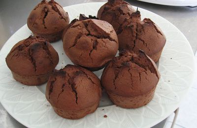 Muffins pépites de chocolat et muffins tout choco