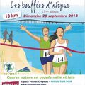 Nieul sur Mer - 27 septembre 2014 - "17ème bouffées d'Air pur" - 10km en couple