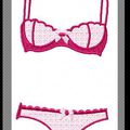 COLLECTION LINGERIE FICHIER BRODERIE