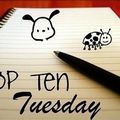 Top ten tuesday 17 janvier 2012