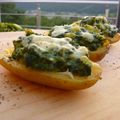 POMMES DE TERRE FARCIES Aux Epinards