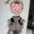 Pig Lady - Cochonne Lady de Tiana Vladi - J'ai adoré crocheter avec la dentelle