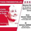 Michel VAUZELLE ce soir à Carros