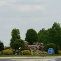 Rond-point à Rebais