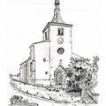 Eglise de GIRMONT fin 18ème siècle