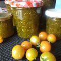 Confiture de tomates vertes et pommes