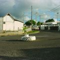 Rond-point à Basse-Terre (Guadeloupe)