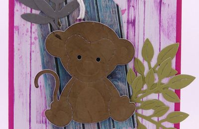 Carte au singe - Monkey card