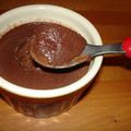 Petits pots de crème au chocolat corsé ( & agar-agar)