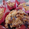 Muffins Myrtilles/chocolat blanc