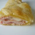 Croissants jambon-fromage minute