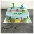 Gâteau minecraft