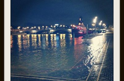 La seine sort de son lit... Un début de nouvelle crue ?