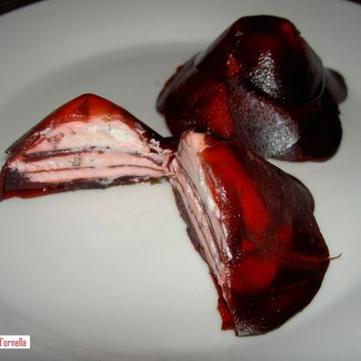 PYRAMIDE DE BETTTERAVE AU CHEVRE