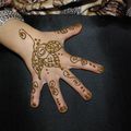 Et voilà le henna de ma princesse