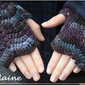 Des mitaines au crochet