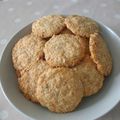 Sablés/cookies au fromage et flocons d'avoine