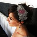 Oo.Nouvelle collection.oO Headband en dentelle,