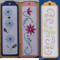 marque pages fleuris