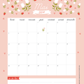 Calendriers mensuels : mai 2014 (à imprimer - gratuit)