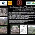 [fouilles] Une forteresse des V-VIIe s. en Gévaudan: LA MALENE (48) PIBOULEDES (22 juin - 18 juillet 2009)