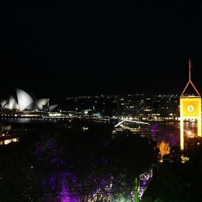 Traversée du Harbour Bridge de nuit