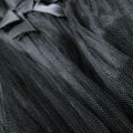 2559/ Vintage, Robe noire en tulle Jupon forme tulipe Taille 36