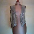 T309 : Gilet sequins T.38-40