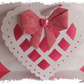 cARTe kirigami pop-up : un coeur pour la St Valentin