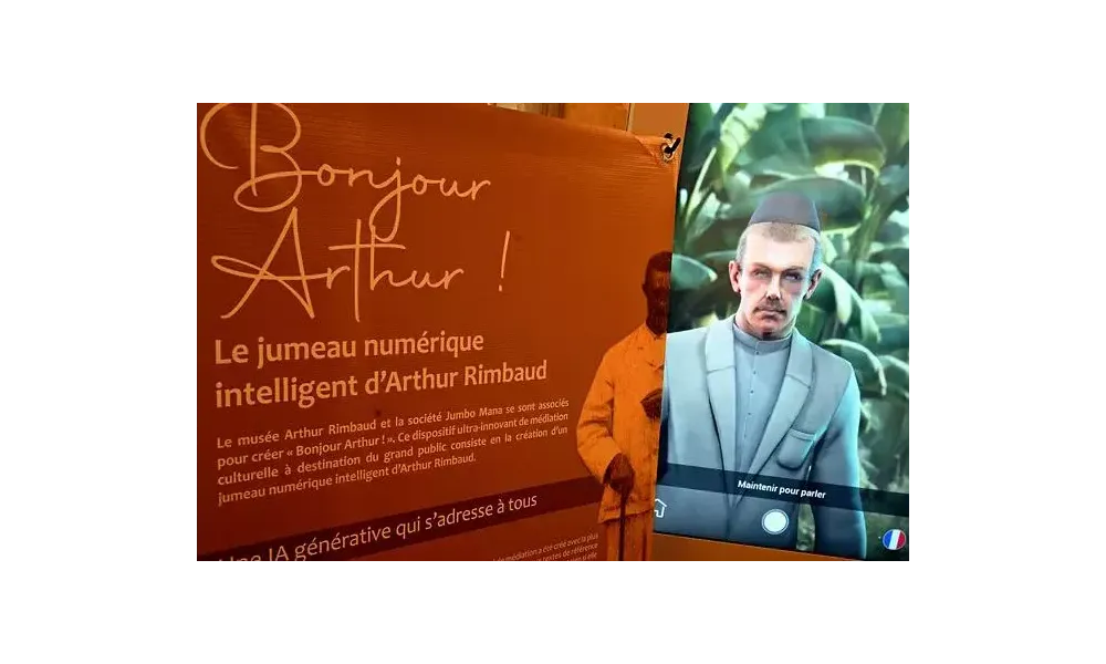 Arthur Rimbaud ressuscité par l'IA à Charleville-Mézières
