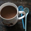 Chocolat chaud à l'amande et à la vanille